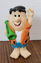 Fred Flintstone Figure Toy Hanna Barbera Doll Vintage 1992 4&quot; Director - £2.32 GBP