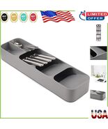 Space-Saving Utensil Organizer - 5 Compartment Cutlery Tray for Kitchen ... - $27.89 CAD