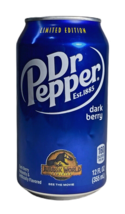 Dr Pepper Dark Berry Jurassic World Dominion Blue &amp; Beta Collectible Can... - £1.76 GBP