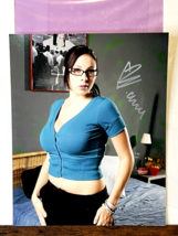 Gianna Michaels Sexy Busty Pose Signed Autograph 8x10 Adult Model Actress - $33.85