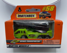 Matchbox Mattel Wheels Space Rocket Transporter #58 1998 Vintage Boxed  - £4.39 GBP