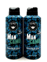 GIBS Man Camo Aerosol Body Spray 4 oz-2 Pack - £23.70 GBP