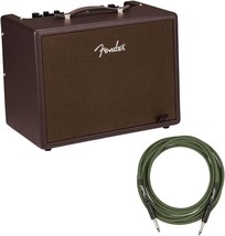 Fender Acoustic Junior Guitar Amplifier Bundle With Fender Joe, Drab Green - £398.29 GBP