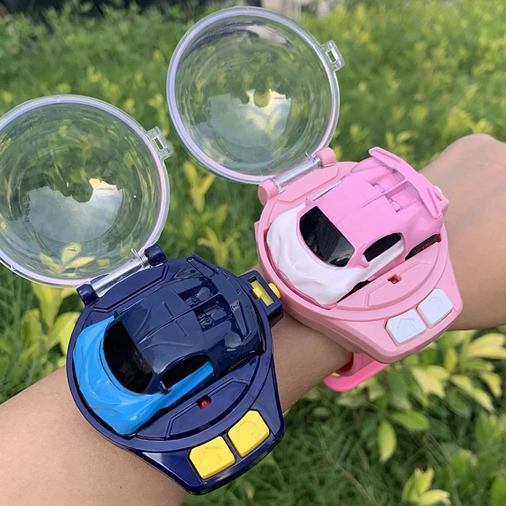 Children Cartoon Mini RC Remote Control Car Watch Toys Electric Wrist - £12.06 GBP+