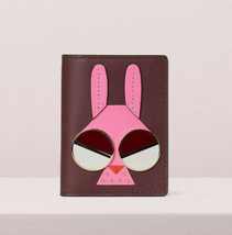 Kate Spade spademals money bunny bifold cardholder Wallet rabbit ~NWT~ - £46.46 GBP