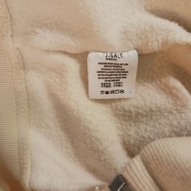 John Galt Full Zip Men's Cream Cotton Blend Hoodie Sweatshirt Measured Chest 53" image 8