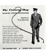The Uniform Shop Marine Corps Exchange 1958 Advertisement Military DWEE11 - $27.56 CAD