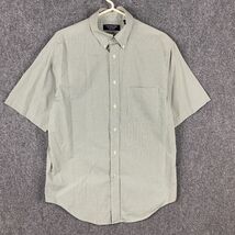 Roundtree &amp; Yorke Button Down Shirt Medium Men&#39;s Short Sleeve 100% Cotton M - $237.43 MXN