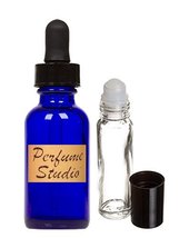 Blue Cobalt Glass Bottles for Homemade Essential Oils, and Perfumes; (6)... - $21.99