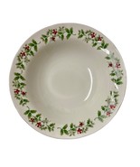 Holly Berry Serving Bowl Christmas Gibson Housewares Holiday Table 9&quot; - $239.89 MXN