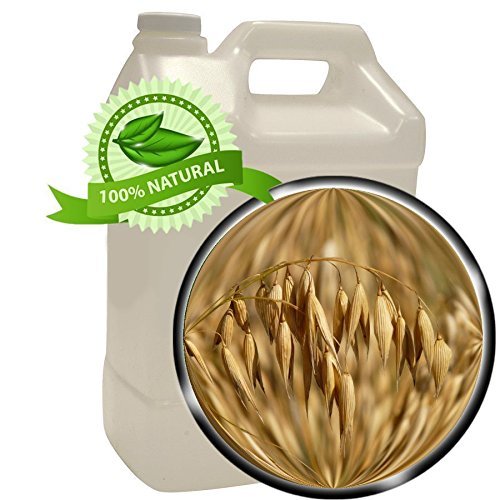 Oat Oil -1gal (128oz)-Virgin,Super Moisturizer,Ceramides,Skin Hair Scalp,Non-GMO