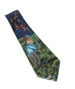 Fratello Funny Golfer Lighting Storm Rain Umbrella Novelty Necktie - $266.94 MXN