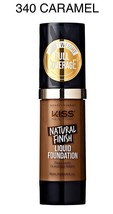 Kiss New York Professional Pro Touch Liquid Foundation 1.01oz KPLF340 CARAMEL - £6.39 GBP