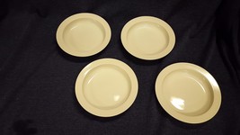 Set of 4 Salad/Soup or Luncheon Plates DANSK BISTRO White 9&quot; MADE IN JAPAN - £38.65 GBP