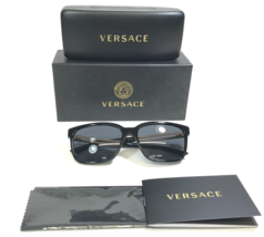 Versace Sunglasses MOD.4307 GB1/87 Polished Black Gold Medusa Logos 58-17-145 - $126.01