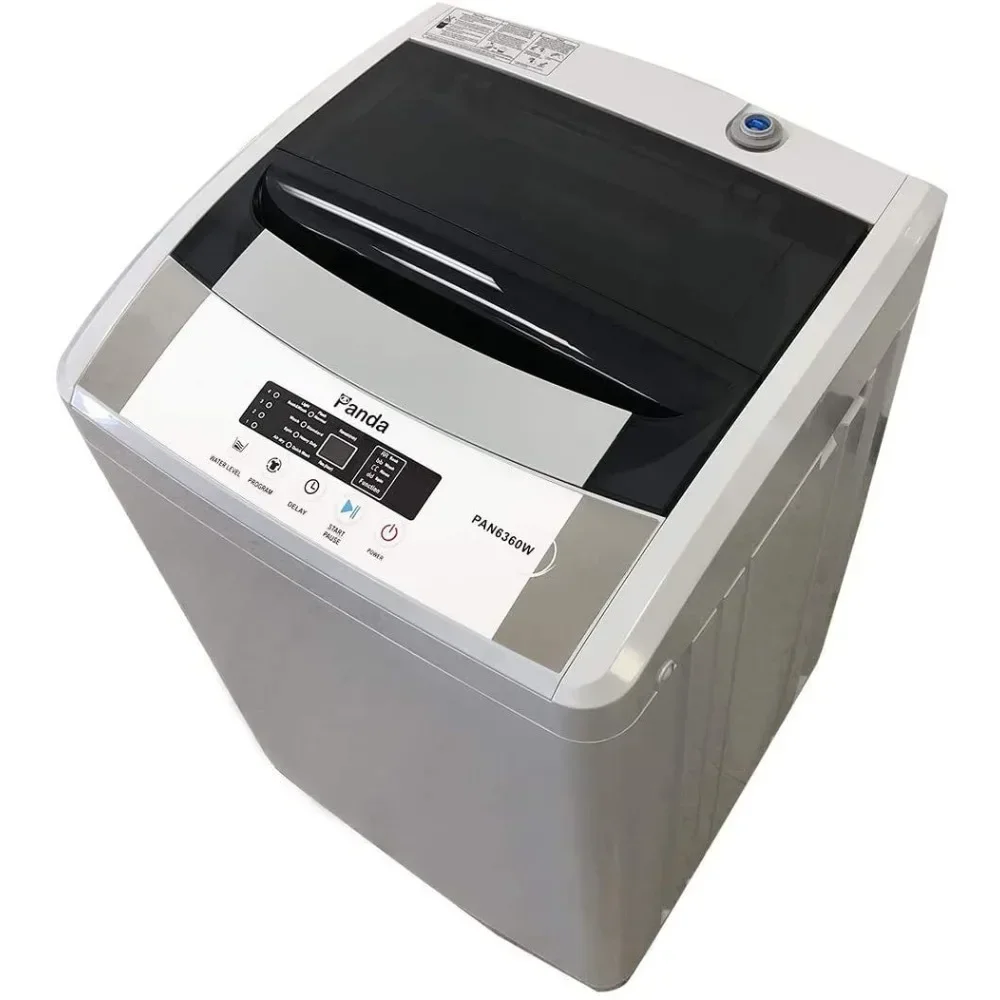New Small Portable Washing Machine, 1.54 cu.ft, 8 Wash Programs, Top Load - $349.00