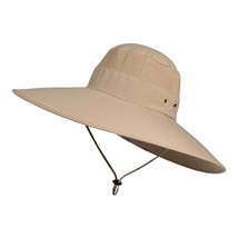 Enlarged Brim Men&#39;S Fisherman Hat Waterproof Outdoor Sun Hat Sunscreen Mountaine - £19.96 GBP