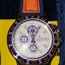 NEW Vintage Calypso Chronograph watch with original case - $27.52