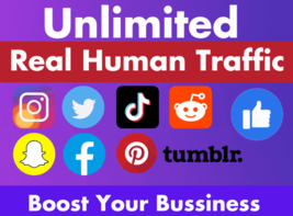 PREMIUM 30 Days Unlimited Real Human Traffic - £6.46 GBP