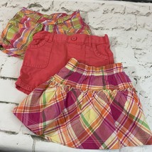 Girls Bottoms Lot Shorts Skirt Coral Pink Green Sz 3T 4T 5T Disney Gymboree - £7.87 GBP