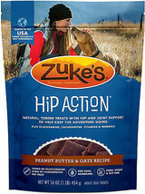 Zukes Peanut Butter &amp; Oats Hip Action Dog Treats - £11.00 GBP+