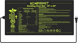 KOOPRIMIT Waterproof Seedling Heat Mat Seed Starter Pad Germination Prop... - $24.74