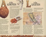 ALMONDS Board Brochure Fact and Recipes with Almonds  - £12.05 GBP