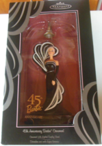 Hallmark Keepsake Barbie Ornament 45th Anniversary w/Lighted Display Sta... - $44.55