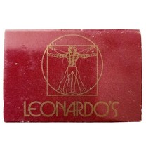 Leonardo&#39;s Discotheque Club Vintage Box Matches San Juan Puerto Rico E76m2 - $378.90 MXN