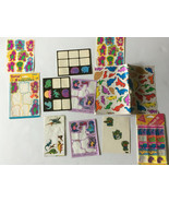Vintage dinosaur sticker lot Barney highllights puffy scratch n sniff po... - €17,02 EUR
