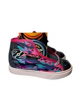 Heelys Girls Youth Skate Veloz Sneaker HE101028 Pink Blue Camo Glitter S... - $59.40