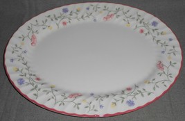 Johnson Brothers Summer Chintz Pattern Oval 13 1/2&quot; Serving Platter England - £18.70 GBP