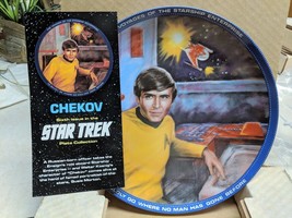 Star Trek 1983 Orig Series CHEKOV Ensign  Ltd Ed Plate  no. 4828 New Old Stock - £11.86 GBP