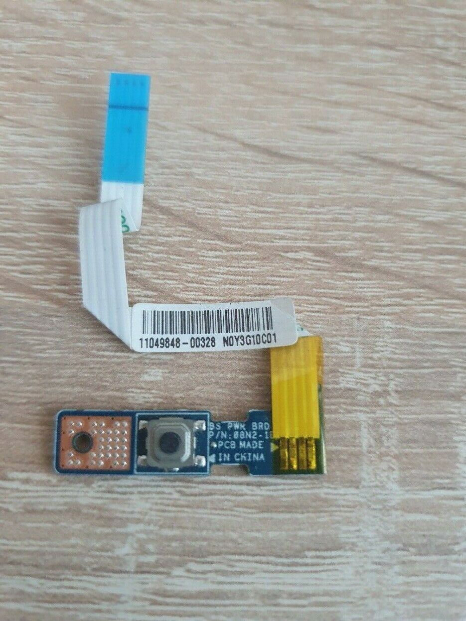 Genuine Toshiba Satellite C670D Power button board assembly connector TESTED - $12.50