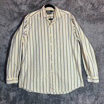 VTG 90s Polo Ralph Lauren Shirt Mens Large Westerton Bright Colorblock Striped - £19.12 GBP