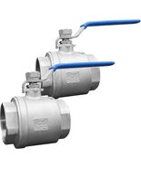 10 Pcs, 2" Stainless Steel, Ball Valve SS 304Q, WOG 1000, Full Port - $408.60