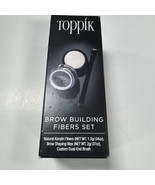 Toppik Brow Buidling Fibers Set Light Brown w/Free Nail File - $9.89