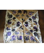 Tammis Keefe Rooser and Chicken Handkerchief  EUC - $30.00