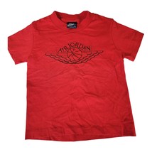 Vintage Nike Air Jordan kids red t-shirt 80s size Medium (5-6) - $62.08