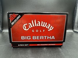 Callaway New BIG BERTHA Red Pack of 12 GOLF BALLS 4 sleeves of 3 balls Numbered - £29.48 GBP