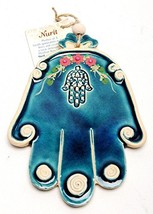 Home Blessing Hamsa Hand Ceramic Hand Made Art Design - £43.41 GBP