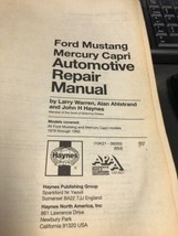 Ford Mustang 1979-1993 Mercury Capri 1979-1986 Haynes Repair Manual  36050 2004 - £14.86 GBP