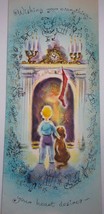 Vintage Wishing You Everything Your Heart Desires Christmas Card - $3.99
