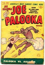 JOE PALOOKA #22 1948-HARVEY COMICS-POWELL ART-BLACK CAT G/VG - £40.61 GBP