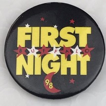 Buffalo NY First Night 1998 Vintage Pin Button Pinback 90s - £7.86 GBP