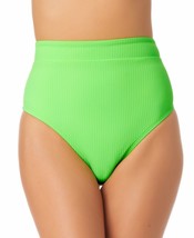 MSRP $20 California Waves Juniors High-Waist Bikini Bottoms Green Size Large - £5.72 GBP