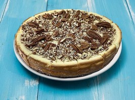 Andy Anand Caramel Walnut Cheesecake 9&quot; - made Fresh in Traditional Way (2 lbs) - £42.69 GBP