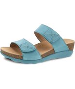 Dansko Maddy Size 11.5-12 M EU 42 Women&#39;s Leather 2-Strap Wedge Sandals ... - $169.95 CAD