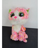 Ty Beanie Boos Sophie Kitty Cat 9&quot; Plush Stuffed Animal Sparkle Eyes Toy... - £5.37 GBP