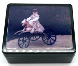 Trinket Box Jean Monet on Mechanical Horse Metropolitan Museum of Art  Sara Lee - £10.61 GBP